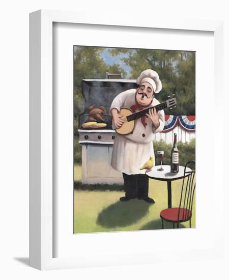 Barbecue Banjo Chef-Unknown Chiu-Framed Art Print