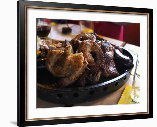 Barbecue in La Estacada on the Waterside, Montevideo, Uruguay-Per Karlsson-Framed Photographic Print