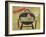 Barbecue Menu-elfivetrov-Framed Art Print