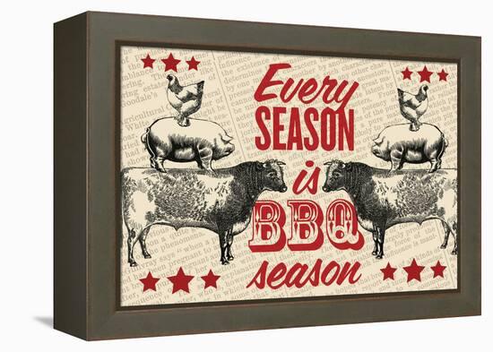 Barbecue Season-null-Framed Premier Image Canvas