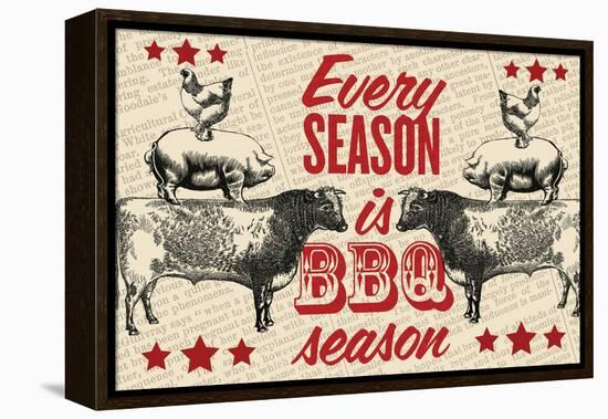Barbecue Season-null-Framed Premier Image Canvas