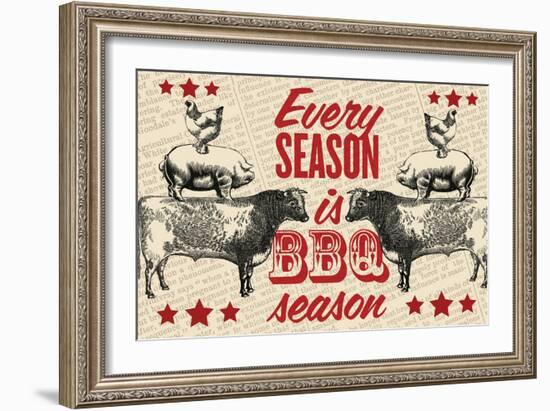 Barbecue Season-null-Framed Giclee Print