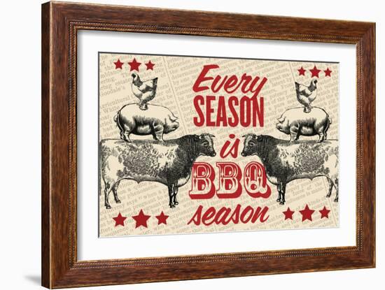 Barbecue Season-null-Framed Giclee Print