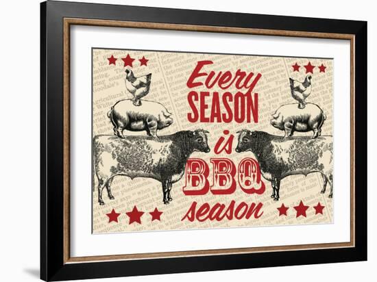 Barbecue Season-null-Framed Giclee Print