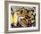 Barbecued Vegetables, Baked Potatoes, Lamb Chops on Barbecue Tray-Herbert Lehmann-Framed Photographic Print