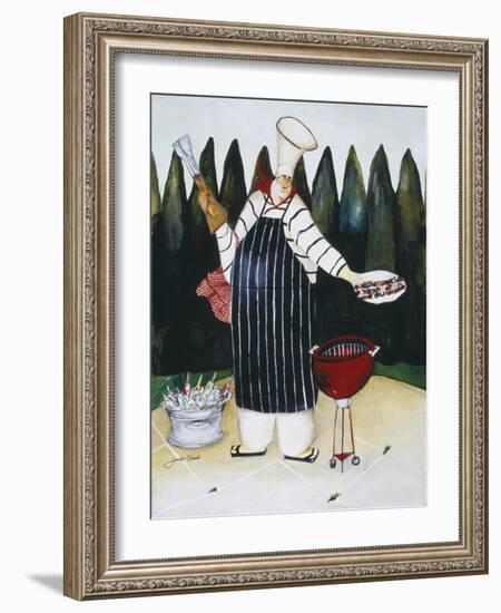 Barbeque Chef-Jennifer Garant-Framed Giclee Print