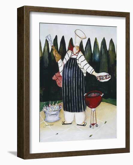 Barbeque Chef-Jennifer Garant-Framed Giclee Print