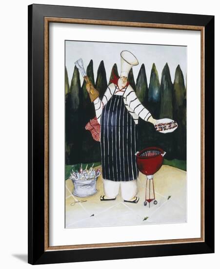 Barbeque Chef-Jennifer Garant-Framed Giclee Print