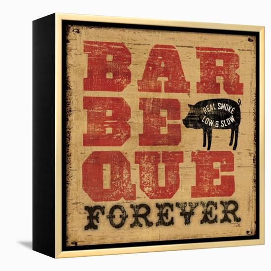 Barbeque Forever-Pela Design-Framed Stretched Canvas