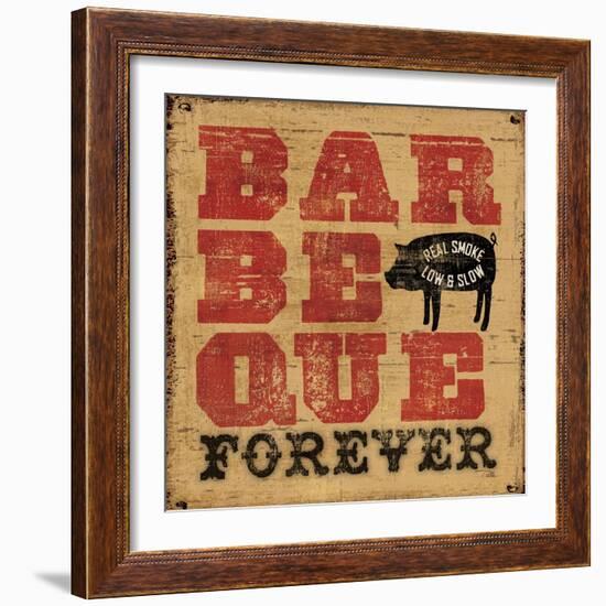 Barbeque Forever-Pela Design-Framed Art Print