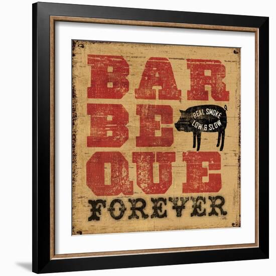 Barbeque Forever-Pela Design-Framed Art Print