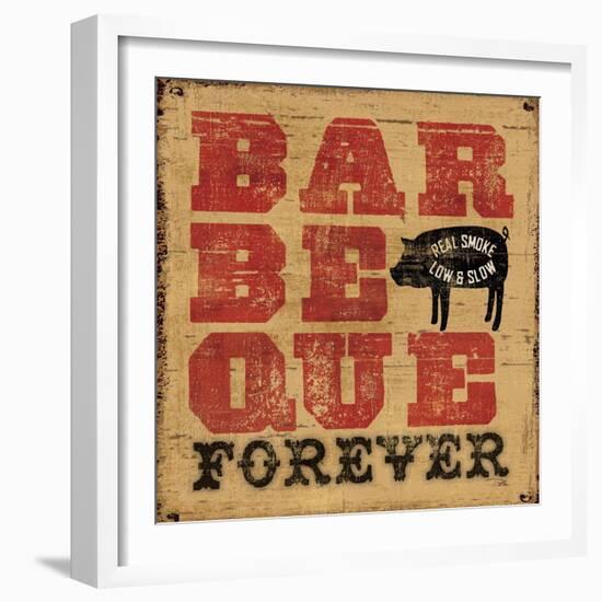 Barbeque Forever-Pela Design-Framed Art Print