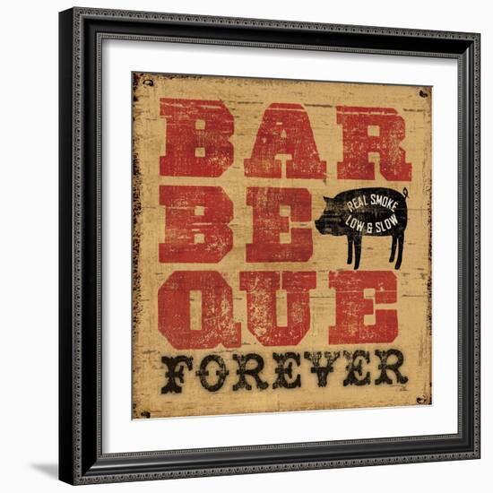 Barbeque Forever-Pela Design-Framed Art Print