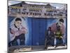 Barber's Shop in a Small Trading Centre Near Iringa in Southern Tanzania-Nigel Pavitt-Mounted Photographic Print