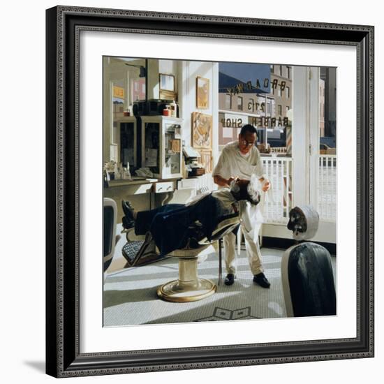 Barber Shop, 1994-Max Ferguson-Framed Giclee Print