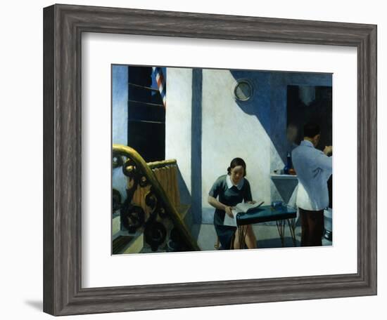 Barber Shop-Edward Hopper-Framed Giclee Print