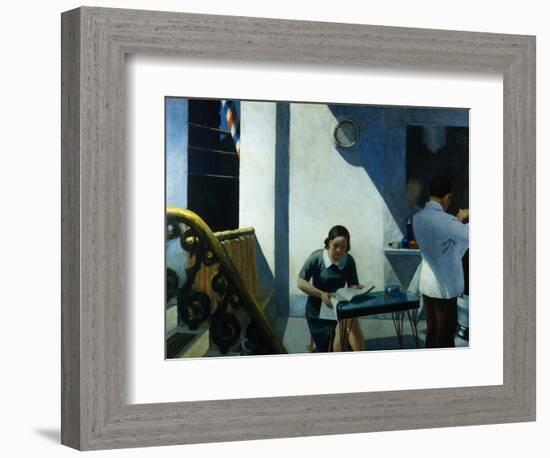 Barber Shop-Edward Hopper-Framed Giclee Print