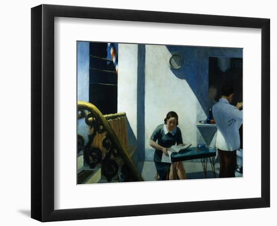 Barber Shop-Edward Hopper-Framed Giclee Print