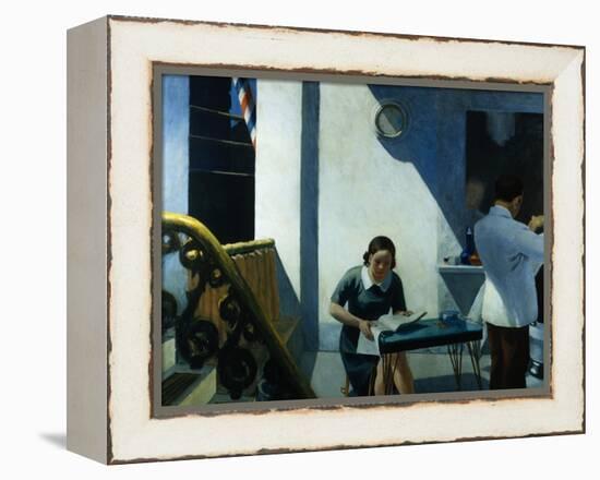 Barber Shop-Edward Hopper-Framed Premier Image Canvas