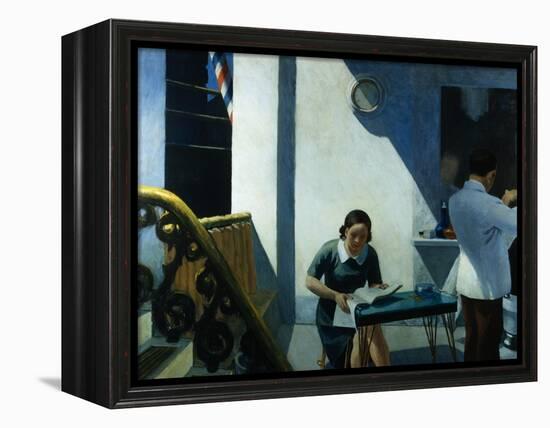 Barber Shop-Edward Hopper-Framed Premier Image Canvas