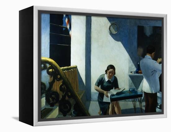 Barber Shop-Edward Hopper-Framed Premier Image Canvas