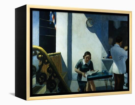 Barber Shop-Edward Hopper-Framed Premier Image Canvas