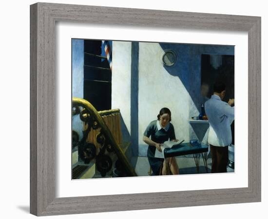 Barber Shop-Edward Hopper-Framed Giclee Print