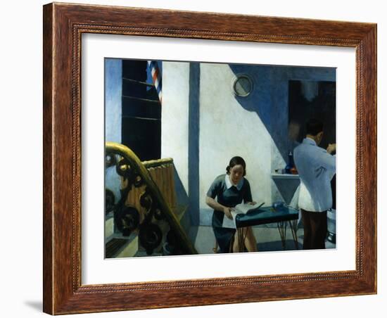 Barber Shop-Edward Hopper-Framed Giclee Print