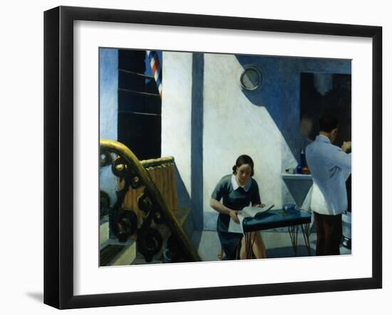 Barber Shop-Edward Hopper-Framed Giclee Print