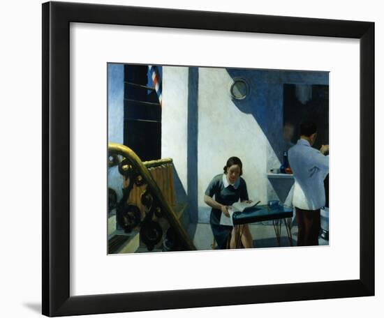 Barber Shop-Edward Hopper-Framed Giclee Print