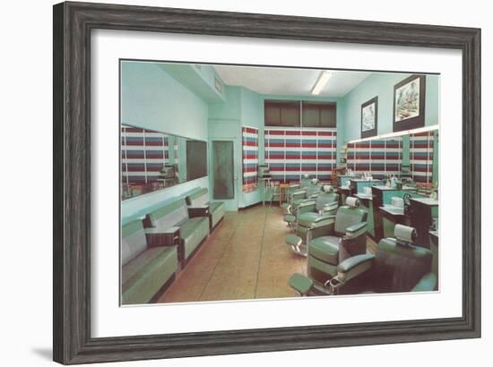 Barber Shop-null-Framed Art Print