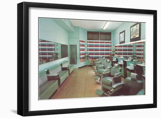 Barber Shop-null-Framed Art Print