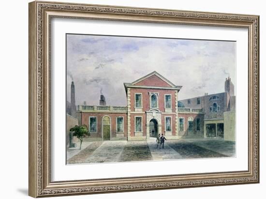 Barber Surgeons Hall, 1846-Thomas Hosmer Shepherd-Framed Giclee Print