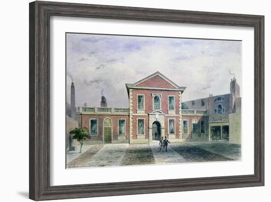 Barber Surgeons Hall, 1846-Thomas Hosmer Shepherd-Framed Giclee Print
