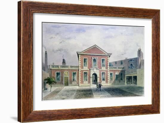 Barber Surgeons Hall, 1846-Thomas Hosmer Shepherd-Framed Giclee Print