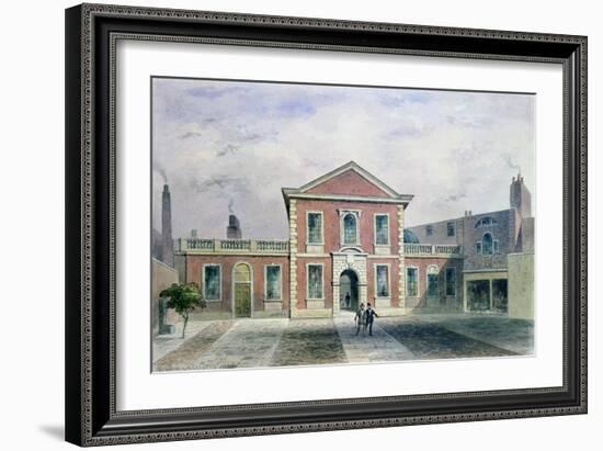 Barber Surgeons Hall, 1846-Thomas Hosmer Shepherd-Framed Giclee Print