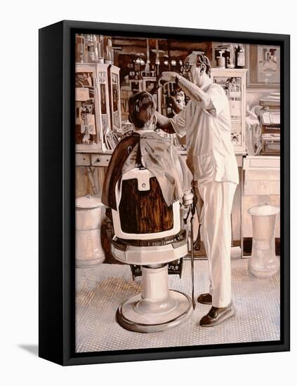 Barbershop IV, 2010-Max Ferguson-Framed Premier Image Canvas