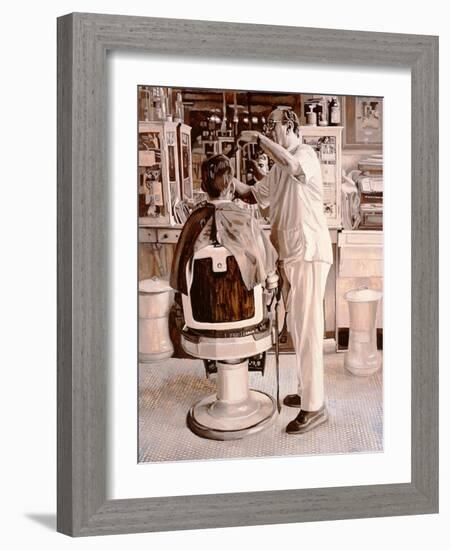 Barbershop IV, 2010-Max Ferguson-Framed Giclee Print