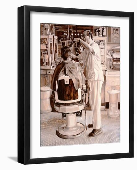 Barbershop IV, 2010-Max Ferguson-Framed Giclee Print