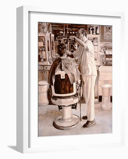 Barbershop IV, 2010-Max Ferguson-Framed Giclee Print