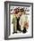 "Barbershop Quartet" Saturday Evening Post Cover, September 26,1936-Norman Rockwell-Framed Giclee Print