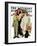 "Barbershop Quartet" Saturday Evening Post Cover, September 26,1936-Norman Rockwell-Framed Giclee Print