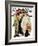 "Barbershop Quartet" Saturday Evening Post Cover, September 26,1936-Norman Rockwell-Framed Giclee Print