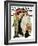 "Barbershop Quartet" Saturday Evening Post Cover, September 26,1936-Norman Rockwell-Framed Giclee Print