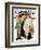 "Barbershop Quartet" Saturday Evening Post Cover, September 26,1936-Norman Rockwell-Framed Giclee Print