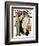 "Barbershop Quartet" Saturday Evening Post Cover, September 26,1936-Norman Rockwell-Framed Giclee Print