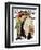 "Barbershop Quartet" Saturday Evening Post Cover, September 26,1936-Norman Rockwell-Framed Giclee Print