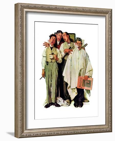 "Barbershop Quartet", September 26,1936-Norman Rockwell-Framed Giclee Print