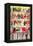 Barbie Doll Collection, Retro-null-Framed Stretched Canvas