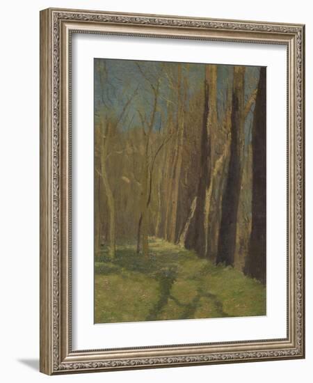 Barbizon en automne-Odilon Redon-Framed Giclee Print